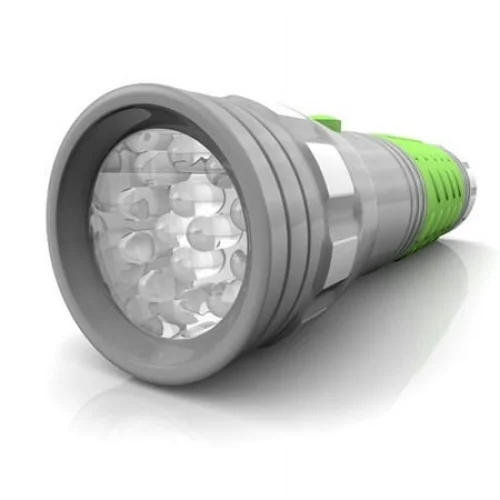 Rayovac Brite Essentials 3AAA LED Glow In The Dark Flashlight (colors vary: green, pink, blue, gray) BRS14LED-BA