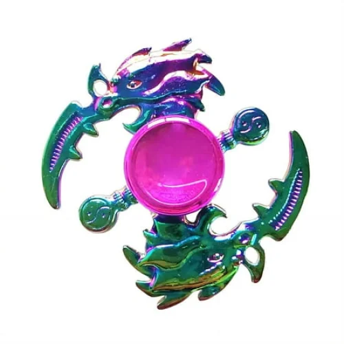 BESTSKY Fidget Toys, Colorful Fidgets for Adults, Flying Spinner - Party Interaction & Finger Movement Enhancement