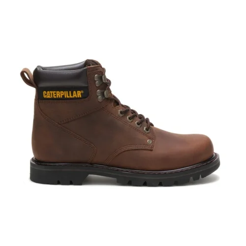 Caterpillar Men Second Shift Work Boot Work Boots Leather
