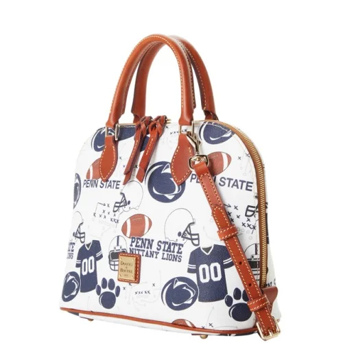 Dooney & Bourke Collegiate Penn State University Zip Zip Satchel | White Multi