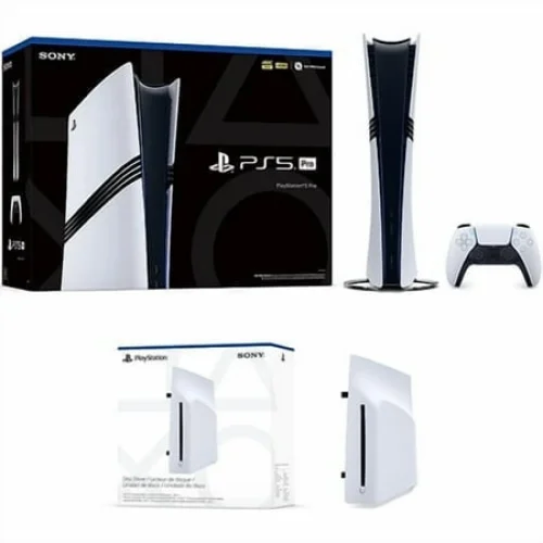 PlayStation 5 Pro Console + Disc Drive - 16 GB RAM, 2 TB SSD, DualSense Controller Included