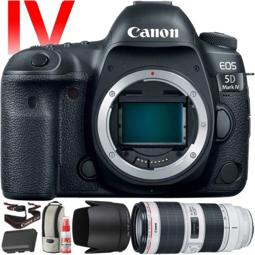 Canon EOS 5D Mark IV DSLR Camera +70-200mm f/2.8L Lens (Intl Model) Version 30