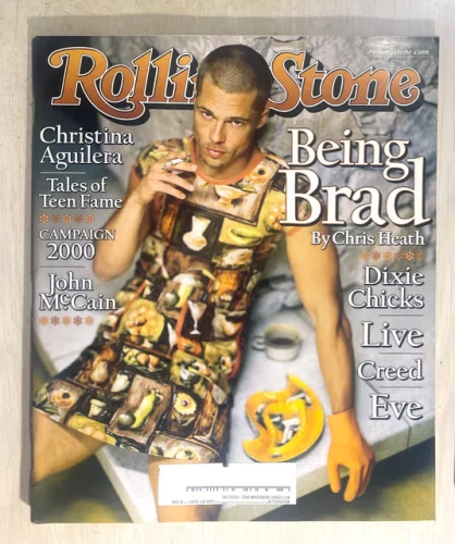 ROLLING STONE magazine October 28, 1999 #824 BRAD PITT, Christina Aguilera 9z