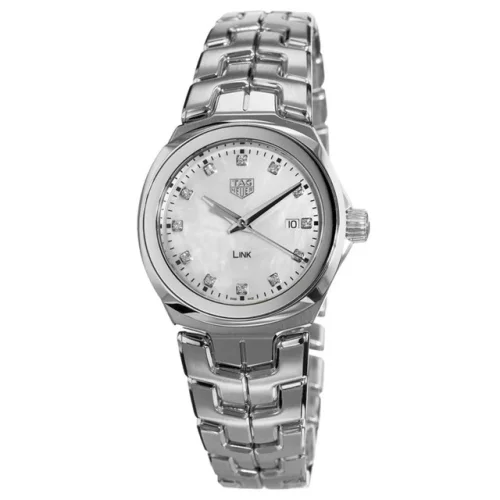 New Tag Heuer Link Quartz 32mm White Diamond Dial Women's Watch WBC1312.BA0600