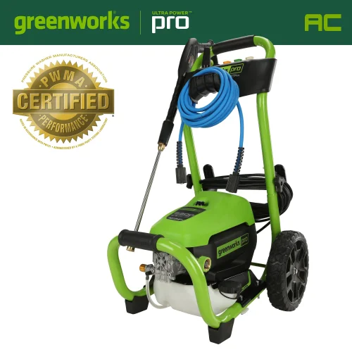 Greenworks Pro Electric Pressure Washer up to 2300 PSI at 1.2 GPM - Green