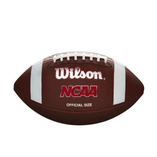 Wilson NCAA Red Zone Composite Football - Brown, Official Size (Ages 14 and Up)