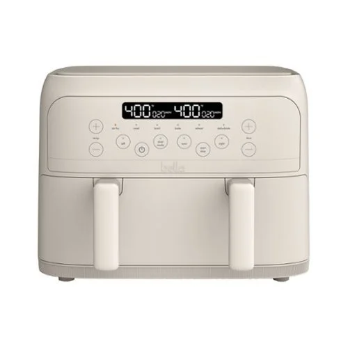 Bella - 4-qt. TriZone Air Fryer - Oatmilk