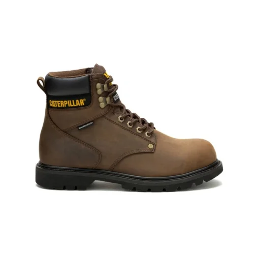 Caterpillar Men Second Shift Waterproof Steel Toe Work Boot Shoes