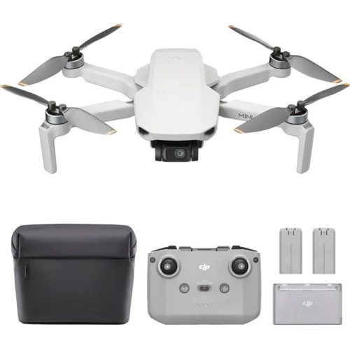 DJI Mini 4K Fly More Combo Drone Quadcopter w/RC-N1 Remote - Gray Open Box