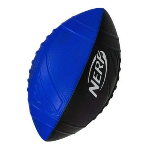 NERF Kids Foam Football - Pro Grip Youth Soft Foam Ball - Blue - 9"