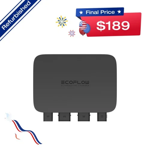 EcoFlow 800W Car Alternator Charger 3-in-1 Fast DC Charger Certified Refurbished