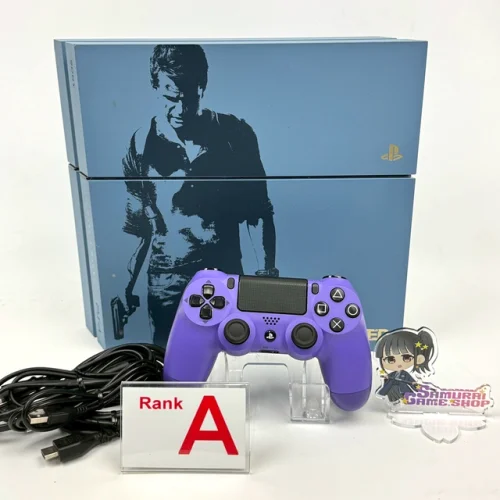 PS4 Sony PlayStation 4 Uncharted 4 Limited Edition 500GB Blue Console 1 Day Ship