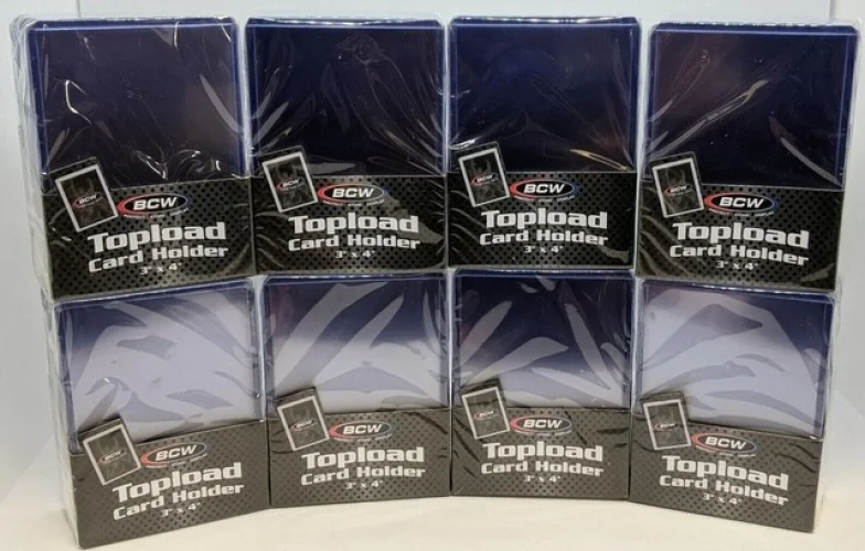 200 BCW 3x4 Regular Card Toploaders | Top Loaders