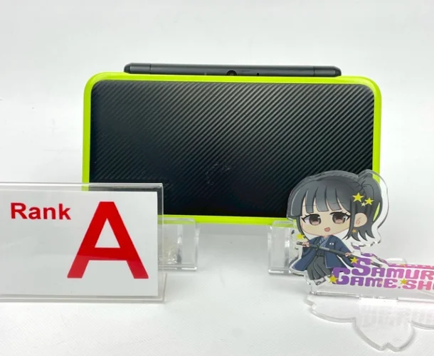 Nintendo New 2DS LL XL Black Lime A Rank Console Only Japanese - 1Day Ship