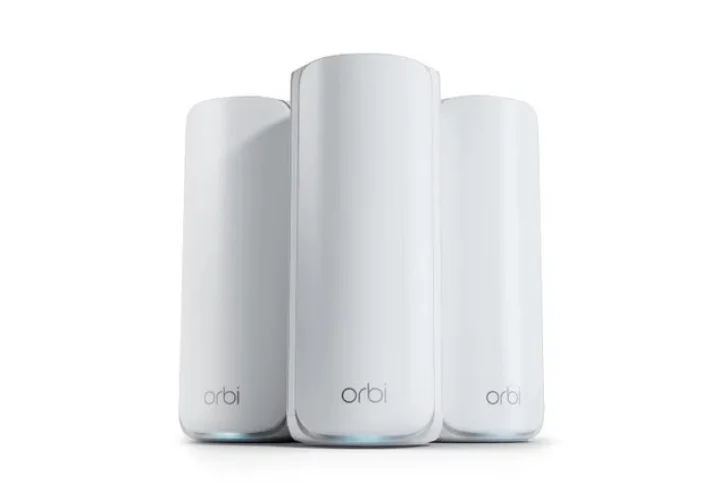 Netgear Orbi 770 Tri-Band WiFi 7 Mesh System, Router + 2 Satellites-Refurbished