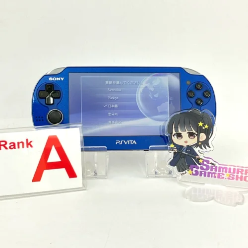 PS Vita PCH-1000 Sapphire Blue Console Only A Rank Sony PlayStation 1Day Ship066