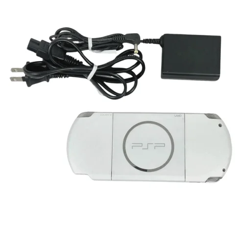 Used Sony PSP-3000 Pearl White Console with Charger & Battery, Region Free
