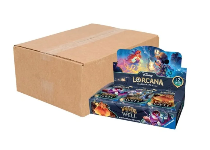 SEALED CASE! 4x Disney Lorcana: Whispers in the Well Booster Box