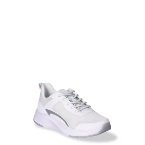 Athletic Works Women's Lifestyle Mesh Jogger Sneakers, Wide Width Available