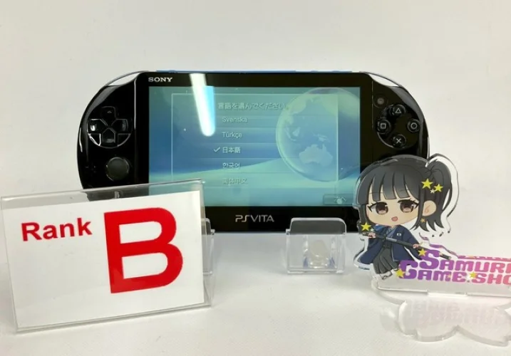 Sony PS Vita PCH-2000 Blue Black Console Only B Rank Region Free 1Day Ship