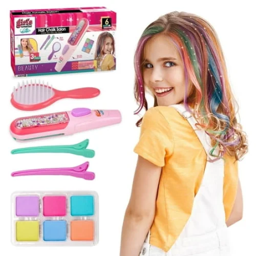 SUNNYPIG Hair Chalk Toy Set for Kids Aged 5-12 - Party Birthday Gift