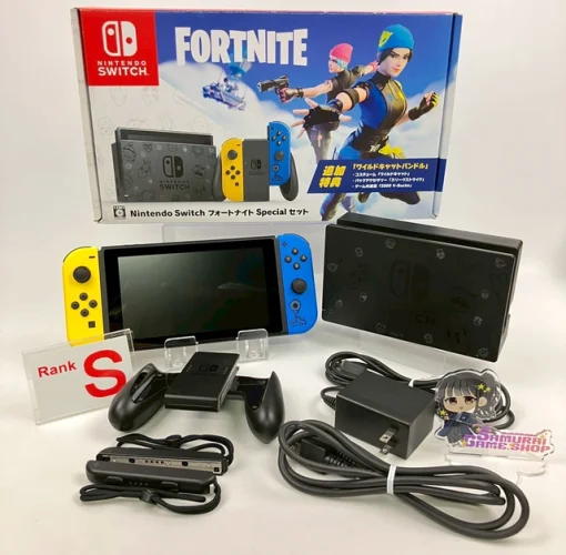 Nintendo Switch HAC-001(-01) Console Fortnite Wildcat No Code 1Day Ship 2760