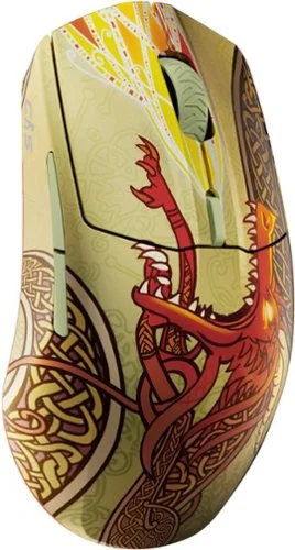 SteelSeries - Aerox 3 Wireless Optical Gaming Mouse with Super Mesh Detachable USB-C Connectivity - Wireless - CS2 Dragon Lore Edition