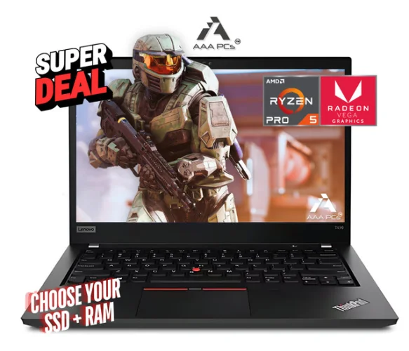 Lenovo Thinkpad 14" FHD Gaming Laptop AMD Ryzen 5 PRO 48GB RAM 4TB SSD