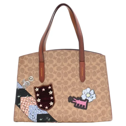 Coach X Keith Haring Charlie Carryall Bag In Coated Canvas Women Multic One Size