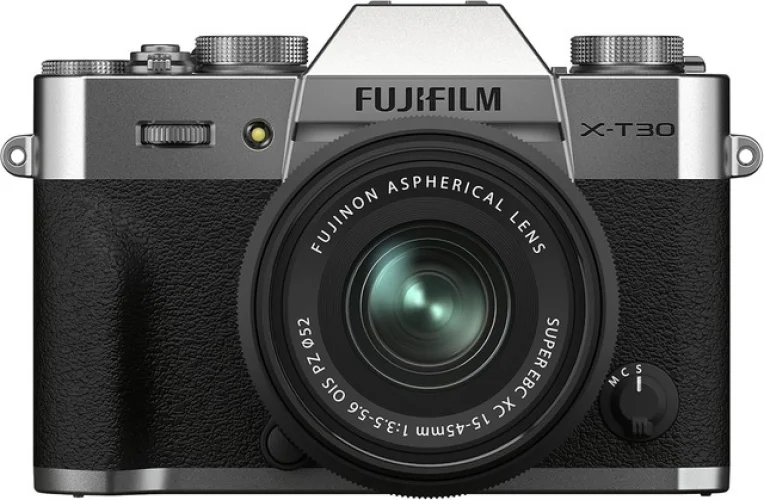 Fujifilm X-T30 II Mirrorless Digital Camera Silver with 15-45mm Lens