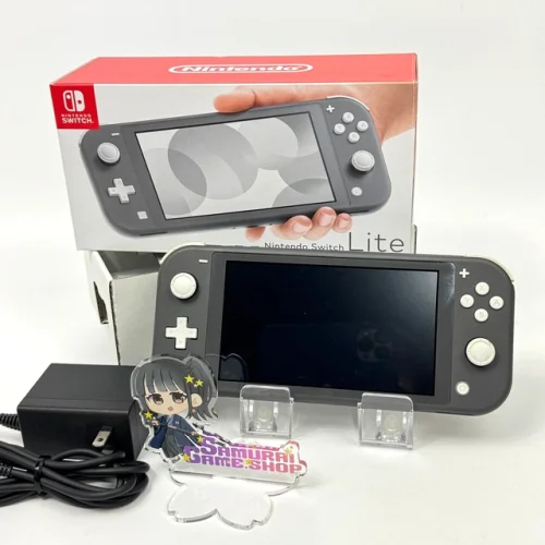 Refurbished Nintendo Switch Lite Gray Console & Charger with BOX - 1 Day Ship