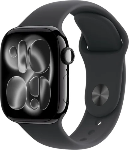 Apple Watch S11 (GPS + LTE) 42MM Jet Black Aluminum Case Black Sport Band