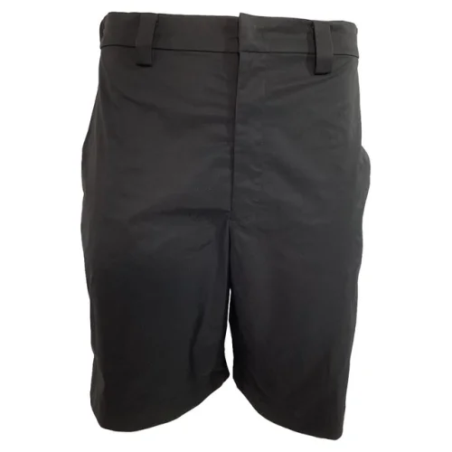 Valentino Garavani Logo Patch Bermuda Shorts In Polyester Men Black Size 50