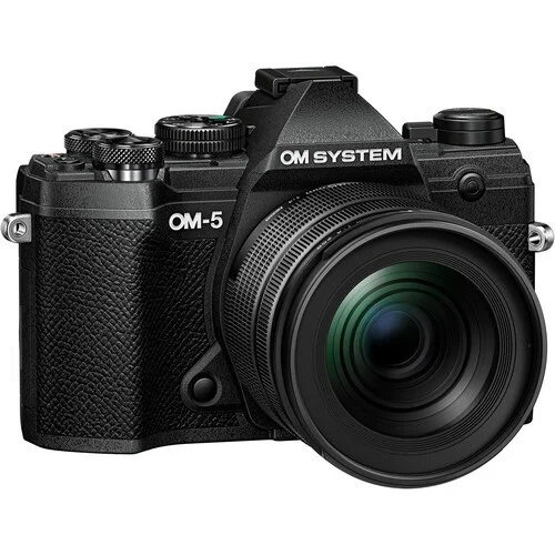 Reconditioned OM SYSTEM OM-5 Mirrorless Camera with 12-45mm f/4 PRO Lens - Black