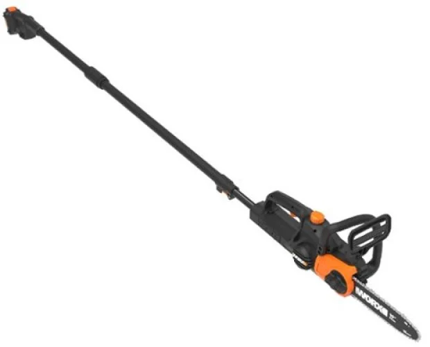 WORX WG323 20V 10" Cordless Pole Chainsaw with Auto-Tension - Black (1 x 2.0 Ah Battery)