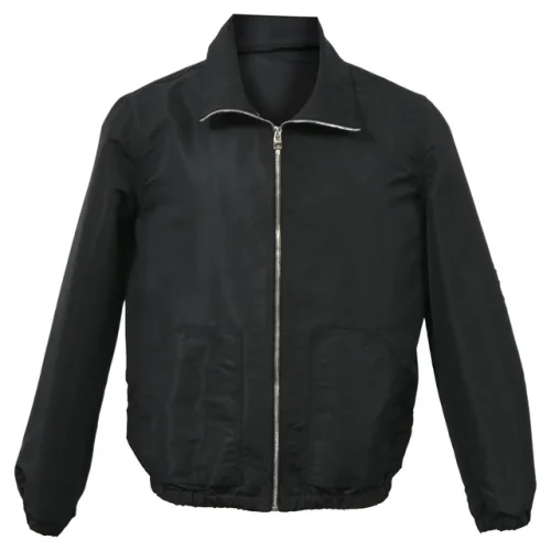 Alexander Mcqueen Zipped Jacket In Nylon Men Black Size 48