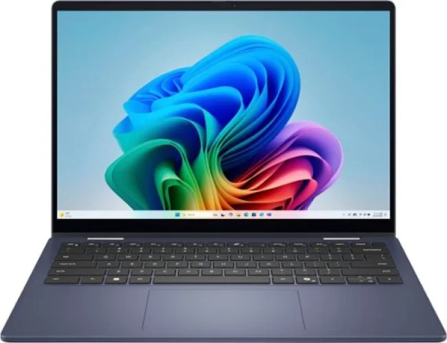 Dell - Plus - Copilot+ PC - 14" 2K 2-in-1 Touchscreen Laptop - AMD Ryzen AI 5 340 2025 - 16GB Memory - 512GB Storage - Midnight Blue