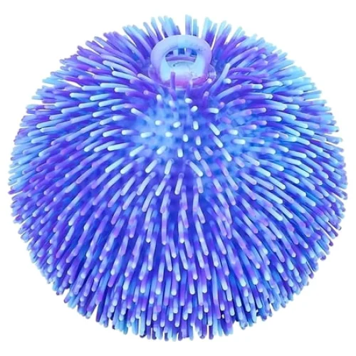 Gadgets 9 Inch Thick Squishy Puffer Ball - Tie-Dye Purple