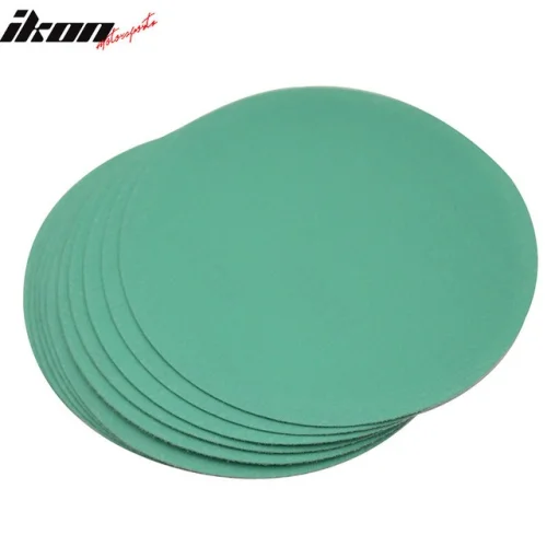 10PC Disc 240 Grit 5 PSA Green Auto Sanding Paper Sheets Repair Sanding Paper