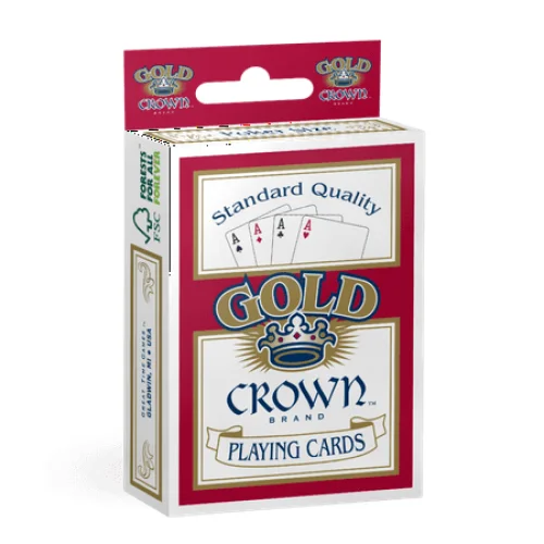 Gold Crown Quality Paper Standard Poker Playing Cards By Great Time Games (Walmart Exclusive)