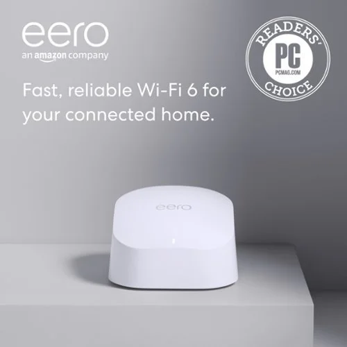 eero - 6 Dual-band Mesh Wi-Fi 6 System (3-pack) - White