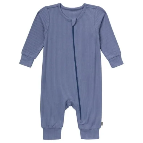 Modern Moments by Gerber Baby Neutral Super Soft Viscose Long Sleeve Coverall, Sizes Newborn - 12 Months