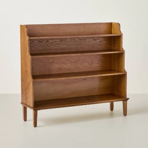Wide Waterfall Bookcase - Oak Brown - Hearth & Hand&trade; with Magnolia
