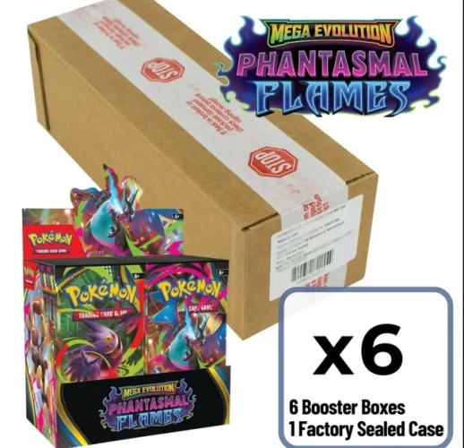Pokemon Phantasmal Flames BOOSTER BOX SEALED CASE OF 6 11/14 SHIPS NOW