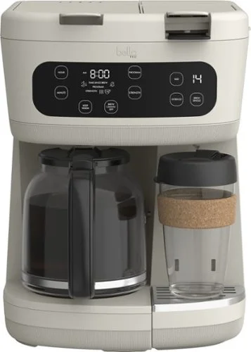 bella PRO - MultiBrew 12-Cup Drip & Single-Serve Coffee Maker - Oatmilk