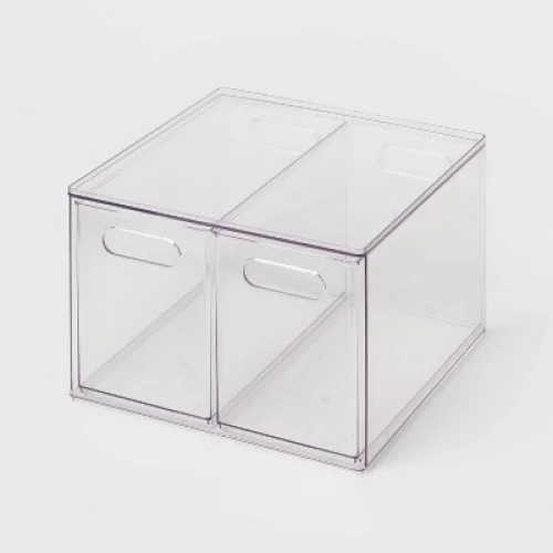 2 Drawer All Purpose Storage Clear - Brightroom&trade;