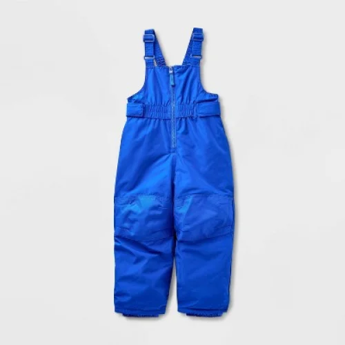 Toddler Solid Snow Bib - Cat & Jack&trade; Royal Blue 12M