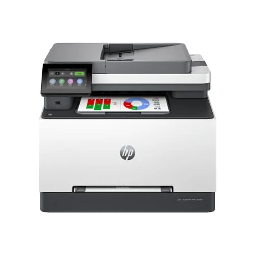 HP - LaserJet Pro MFP 3301fdw Wireless AI-Enabled Color All-in-One Laser Printer - White & Slate