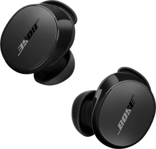 Bose - QuietComfort True Wireless Noise Cancelling In-Ear Earbuds - Black