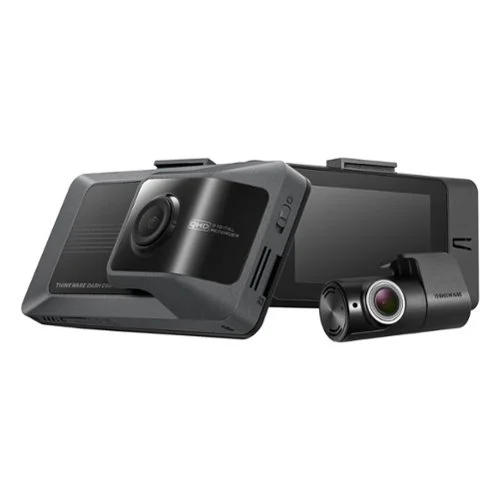 THINKWARE - ARC 2K Front & 2K Rear Dash Cam with Touchscreen, GPS, & WiFi - Dark Gray